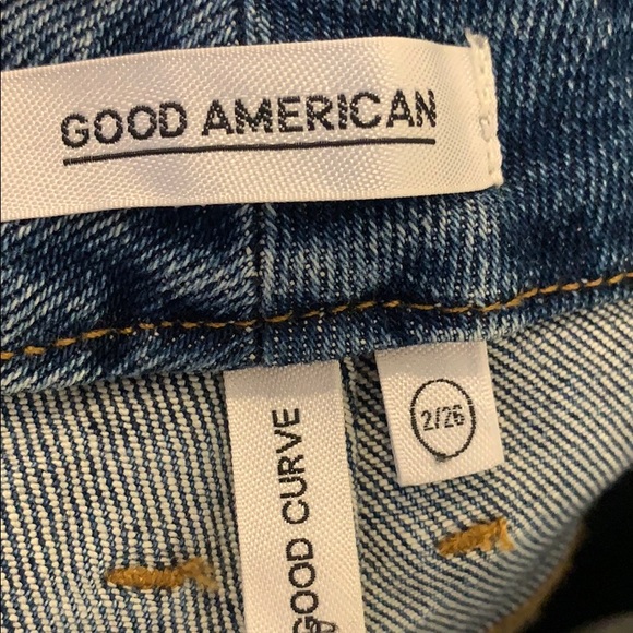 NEW GOOD AMERICAN Good Curve High Waist Straight - Picture 6 of 6